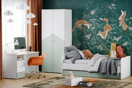 Шкаф для белья Банни, макарун 