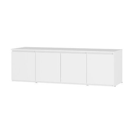  Тумба (4 двери) Симпл, Белый 